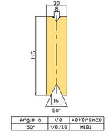MATRICE AUTOCENTREE H115 V8/16
