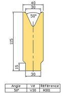 MATRICE AUTOCENTREE H115 (V30)