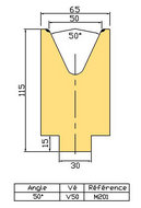 MATRICE AUTOCENTREE H115 (V50)