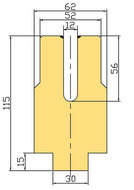 MATRICE A ECRASER H115 (U12)